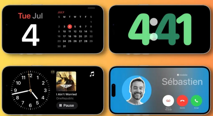 巴塘苹果手机维修分享iOS17横屏充电待机显示有什么好处 