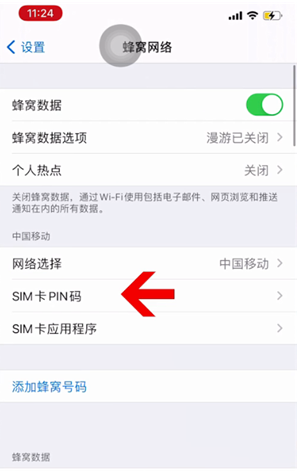 巴塘苹果14维修网分享如何给iPhone14的SIM卡设置密码 